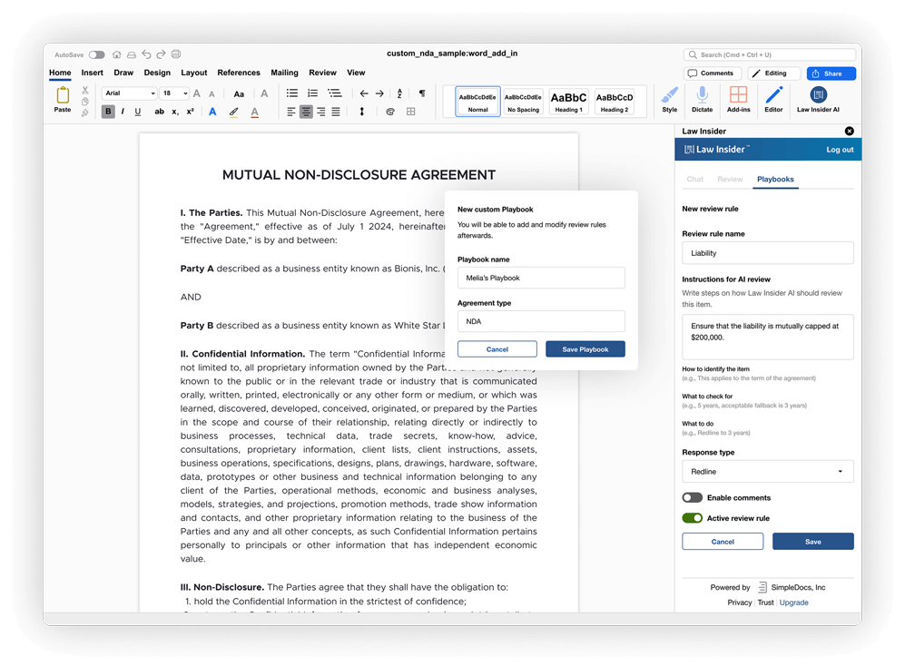 generate clauses using ai